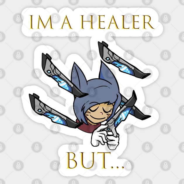 Sage, Im a Healer, But Sticker by wisdomeel